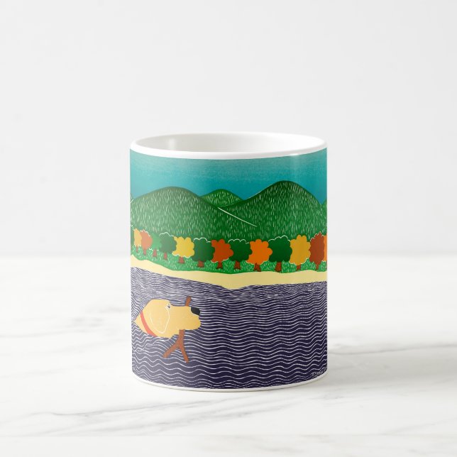 Taza De Café Me gusta Sticks-Autumn Stephen Huneck (Centro)