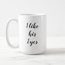 Taza De Café Me gusta su peluca ocular