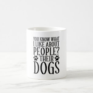 Taza De Café Me Gusta Su Perro Divertido Perro Lover
