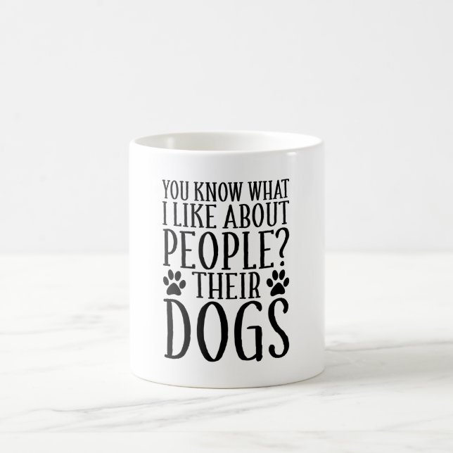 Taza De Café Me Gusta Su Perro Divertido Perro Lover (Centro)