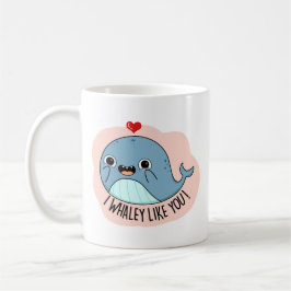 Taza De Café Me Gusta Tu Divertido Pun De Ballena