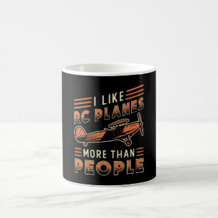 Taza De Café Me Gustan Los Aviones RC Más Que La Gente Piloto D