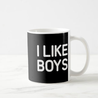 Taza De Café Me gustan los chicos chistes divertidos sarcástico