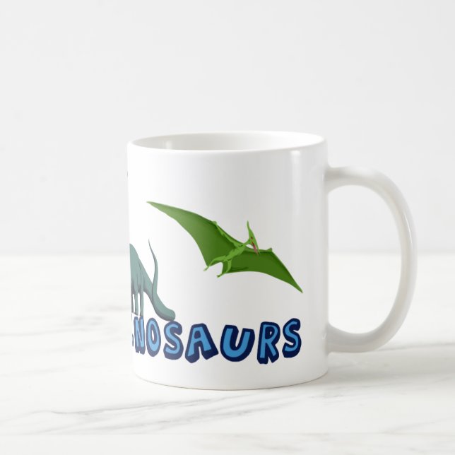 Taza De Café Me Gustan Los Dinosaurios (Derecha)