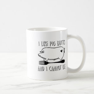 Taza De Café Me Gustan Los Gatos De Cerdo Y No Puedo Mentir Div