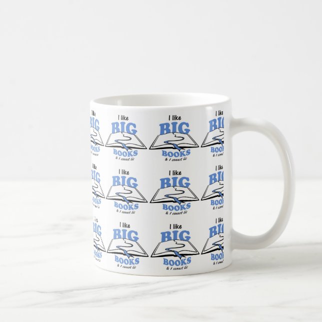 Taza De Café Me gustan los Grandes Libros (Derecha)