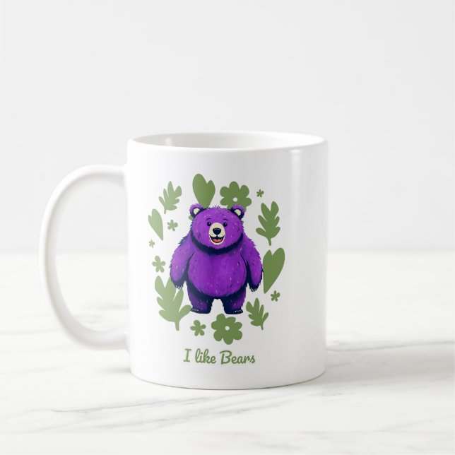 Taza De Café Me gustan los osos (Izquierda)