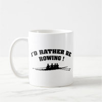 Taza de café Me gustaría estar remando