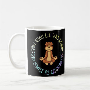 Taza De Café Me Gustaría Que La Vida Fuera Simple Como Matemáti