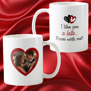 Taza De Café Me gustas mucho   Foto de promesa de baile