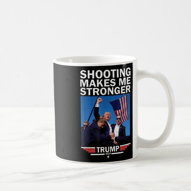 Taza De Café Me hace más fuerte Donald Trump 2024 (Derecha)