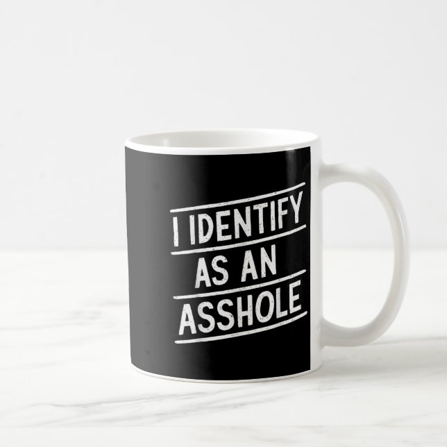 Taza De Café Me Identifico Como Un Meme De Sarcasmo Gracioso De (Derecha)