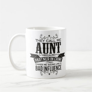 Taza De Café Me llaman tía por delito
