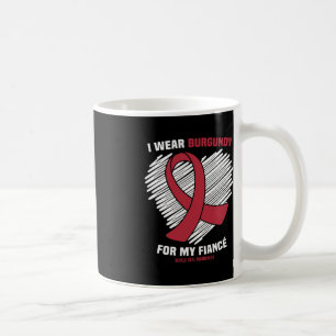 Taza De Café Me Llevro Burgundy Por La Conciencia De La Célula 