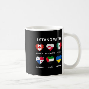 Taza De Café Me mantengo con Canadá Groenlandia México Panamá G