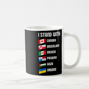 Taza De Café Me mantengo con Canadá Groenlandia México Panamá G