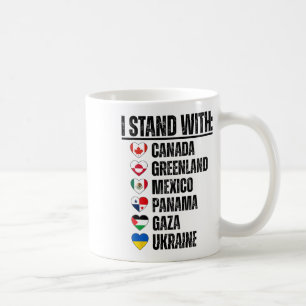 Taza De Café Me mantengo con Canadá Groenlandia México Panamá G