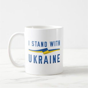 Taza De Café Me mantengo con Ucrania