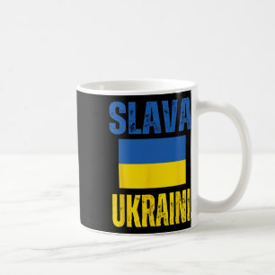 Taza De Café Me mantengo con Ucrania Apoyo Bandera Ucraniana Sl