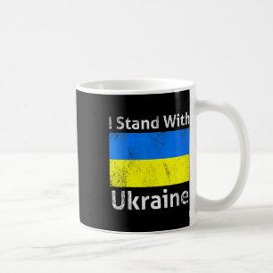 Taza De Café Me mantengo con Ucrania Bandera Apoyo Libre Libert