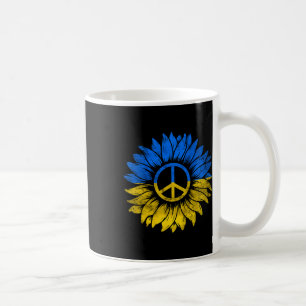 Taza De Café Me mantengo con Ucrania Paz Girasol Ucrania Apoyo