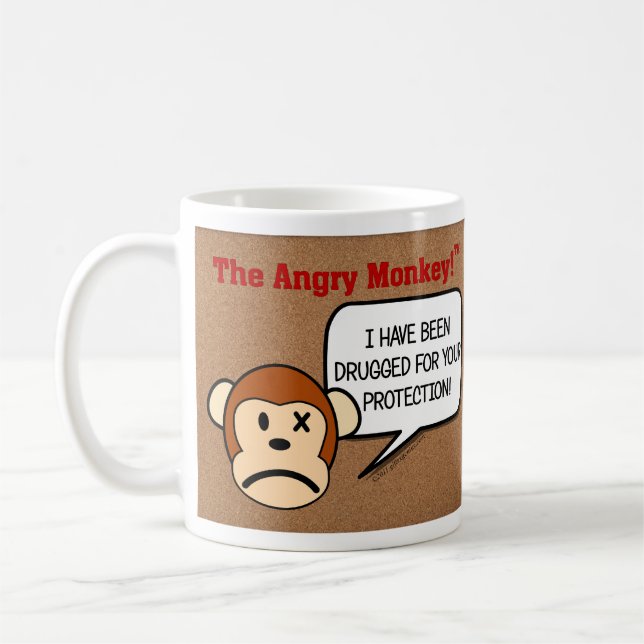 Taza De Café Me mantienen sedado para su protección (Izquierda)