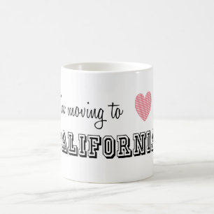 Taza De Café Me mudo a California