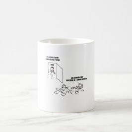 Taza De Café Me Muestra Síntomas Claros De Enfermedad