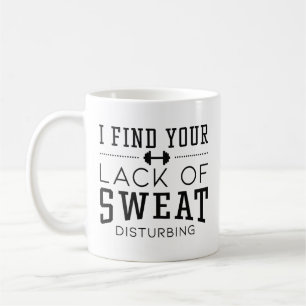 Taza De Café Me parece inquietante tu falta de sudor