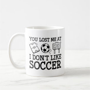 Taza De Café Me perdiste en que no me gusta el fútbol