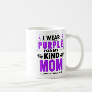 Taza De Café Me pongo morado por la conciencia de mi mamá Heime