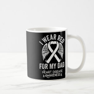 Taza De Café Me Pongo Rojo Por La Conciencia De La Enfermedad C