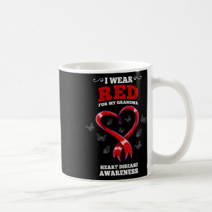 Taza De Café Me Pongo Rojo Por La Conciencia Sobre La Enfermeda