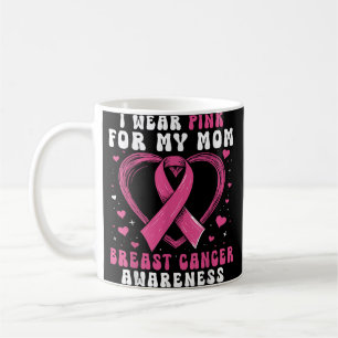 Taza De Café Me pongo rosa por la conciencia del cáncer de mama