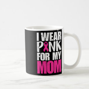Taza De Café Me pongo rosa por la conciencia del cáncer de mama