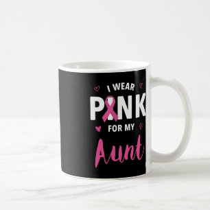Taza De Café Me pongo rosa por la conciencia del cáncer de mama