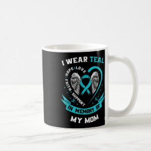 Taza De Café Me Pongo Verde azulado Para Mi Mamá Fa De Concienc