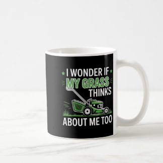 Taza De Café Me pregunto si mi Gr piensa en mí también Planta d