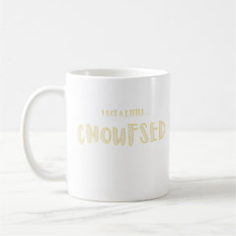 Taza De Café Me Quedé Un Poco CONFUNDIDO Tipografía Divertida