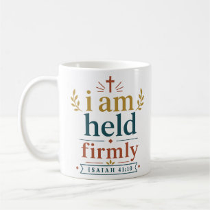 Taza De Café Me Siento Firmemente Inspirador Versículo de la Bi