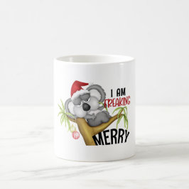 Taza De Café Me siento muy feliz - Navidades Koala