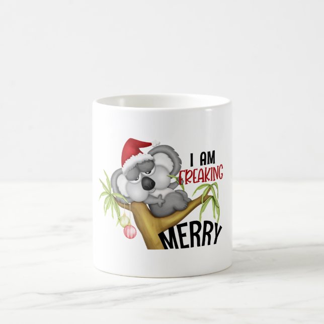 Taza De Café Me siento muy feliz - Navidades Koala (Centro)