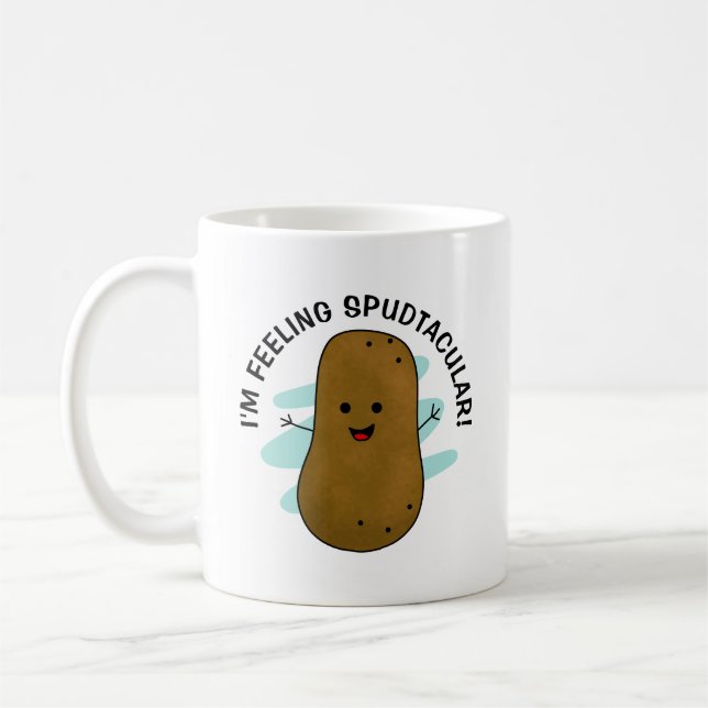 Taza De Café Me siento patata espudtacular (Izquierda)