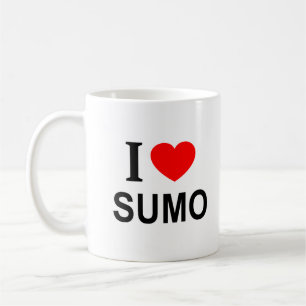 Taza De Café Me ❤️ SUMO Me encanta SUMO Me apasiona SUMO