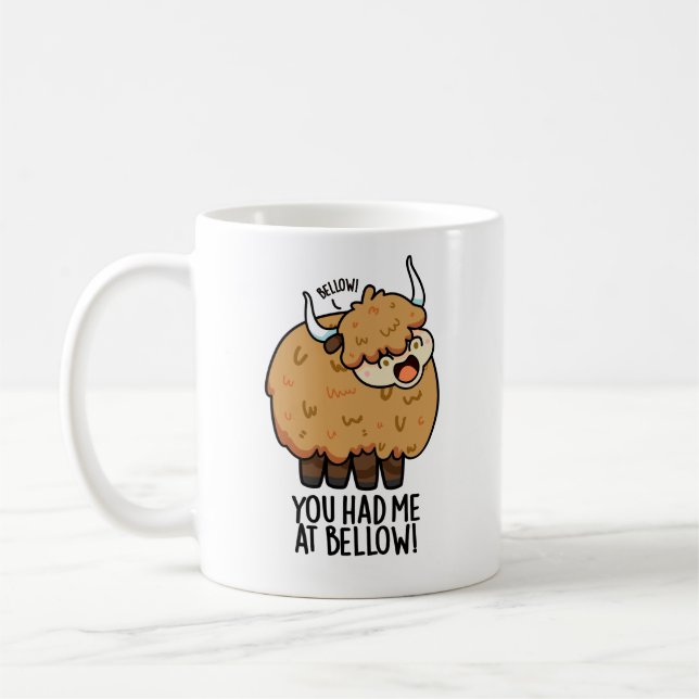 Taza De Café Me Tenías En El Funny Yak Pun (Izquierda)