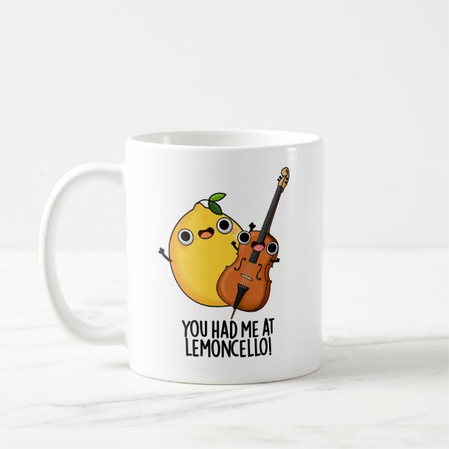 Taza De Café Me Tenías En Lemon-cello Funny Bebe Pun (Izquierda)