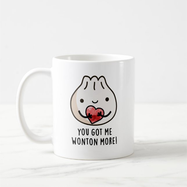 Taza De Café Me Tienes Wonton Más Gracioso Dimsum Pun (Izquierda)