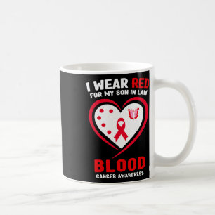 Taza De Café Me Visto de Rojo Por la Conciencia del Cáncer de S