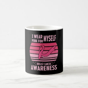 Taza De Café Me Visto de Rosa Por Mí Misma Conciencia del Cánce