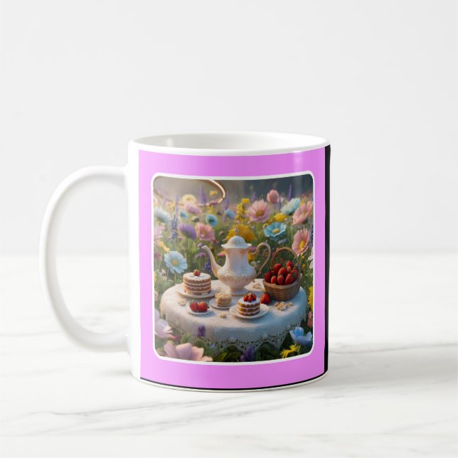 Taza De Café Meadow Tea Dreams Mug para la pareja (Izquierda)